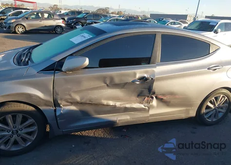 2015 Hyundai Elantra Se from USA, damaged, VIN KMHDH4AE0FU298249